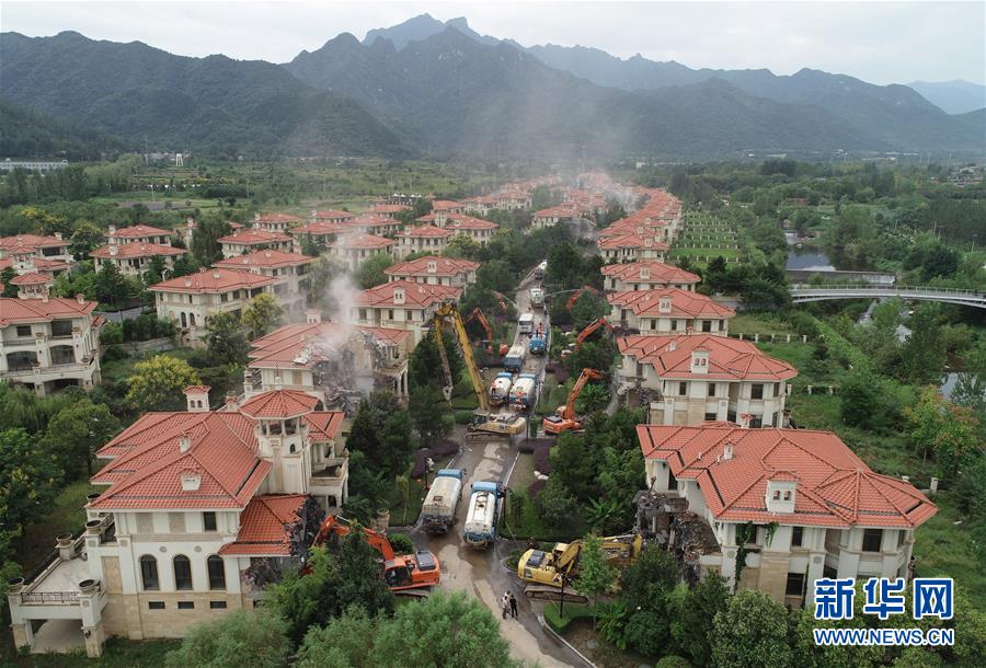 （環(huán)境）（1）西安長(cháng)安區加速拆除秦嶺北麓違建別墅